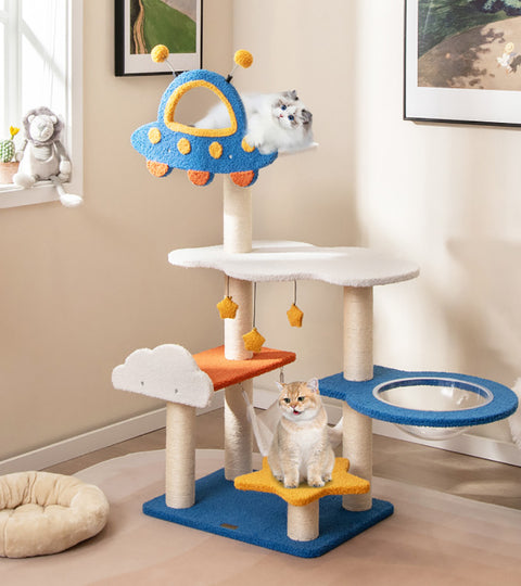The Orbit · Modern Cat Tree · UFO Capsule Perch · Natural Sisal · PurrPeak