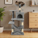 The Summit · Cat Tree with Double Condo & Hammock · Natural Sisal · PurrPeak