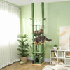 The Canopy · Maine Coon Floor-to-Ceiling Cat Tree · No-Drill · Hammock · PurrPeak