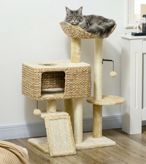 The Manor · Maine Coon Luxury Cat Tree · Multi-Level · Natural Sisal · PurrPeak
