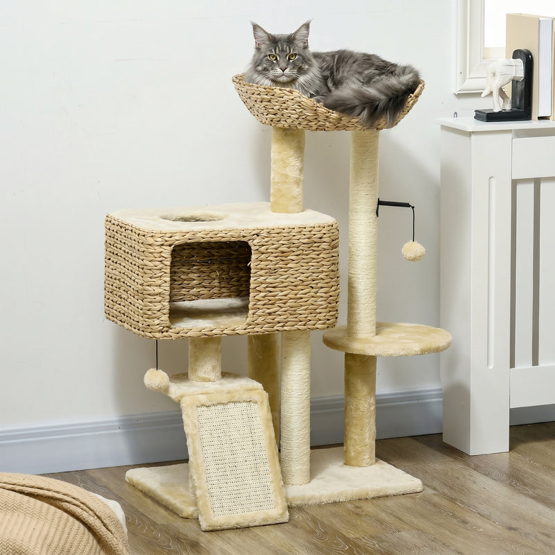 The Manor · Maine Coon Luxury Cat Tree · Multi-Level · Natural Sisal · PurrPeak