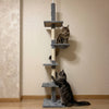 The Spire · Maine Coon Floor-to-Ceiling Cat Tree · No-Drill · PurrPeak