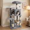 The Summit · Cat Tree with Double Condo & Hammock · Natural Sisal · PurrPeak